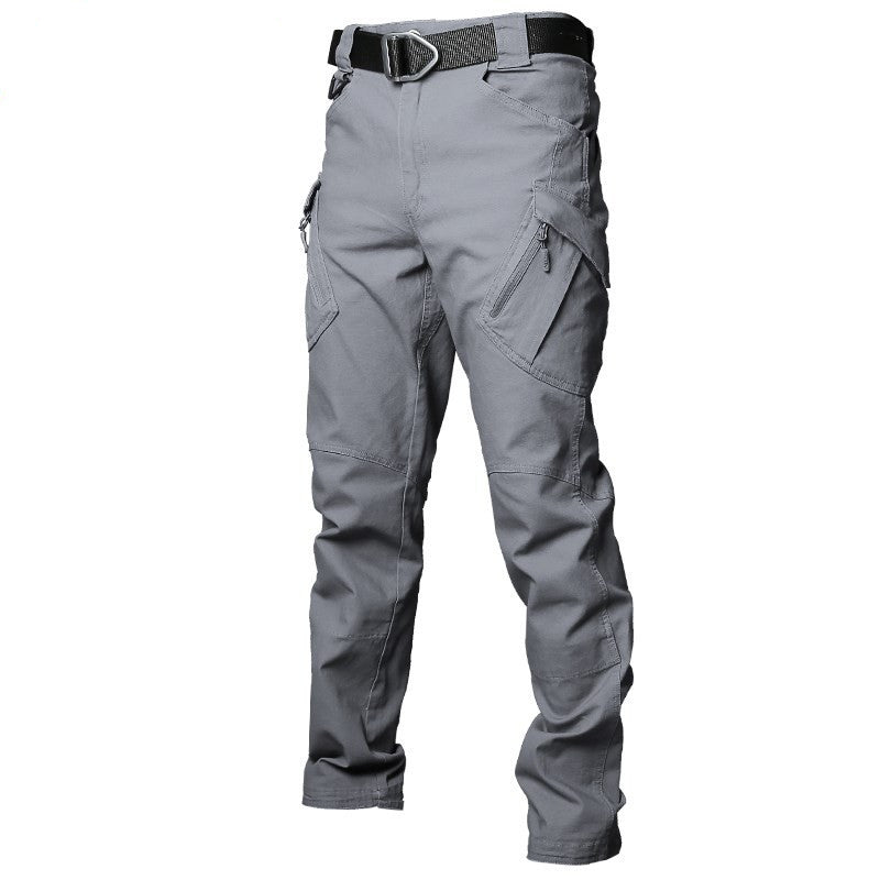 2022 Wholesale Grey Outdoor Sports Regular Fit Heavy-duty Work Trousers Mens Tactical Cargo Pants