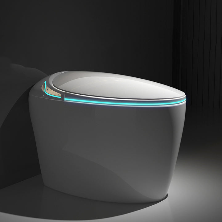 Intelligent Smart Toilet Self Clean Auto Open Sensor Flush Siphonic Floor Mounted WC S-trap Drainage