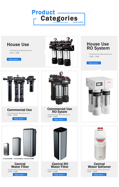 AJS-2.5T Water Softeners Outdoor Portable UF Membrane RO Osmosis Self-clean Whole House Central Water Filter