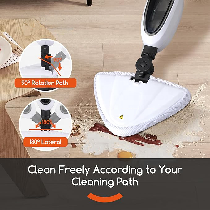 Hot Sale 10-in-1 Wireless Electric Floor Steam Mop Multi-Function Household Cleaner for Carpet Product for Quick Cleaning