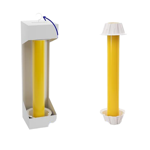 Indoor Eco-Friendly Pest Control Solution Non-Toxic Sticky Fly Rod Effective Bug Gnat Wasp Trapping Easy Hanging Design Pest