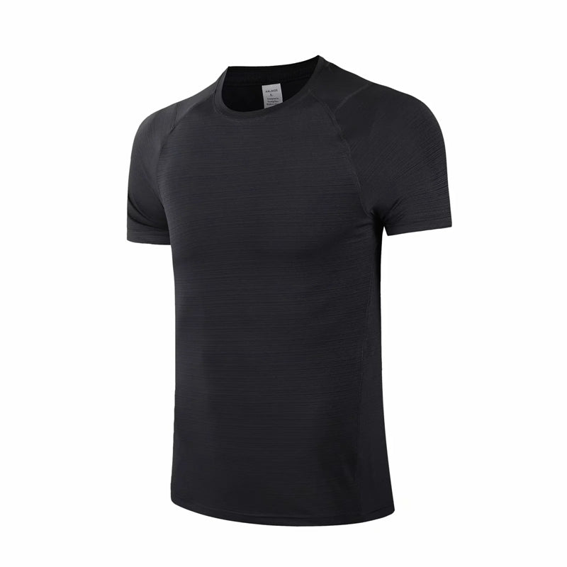 89 polyester 11 elastane mens gym top moisture wicking active athletic performance crew tshirt quick dry
