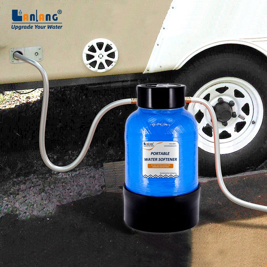 Lanlang Trailers Boats Mobile Softener High Capacity Pressure Car Wash System Outdoor RV Portable Water Softener
