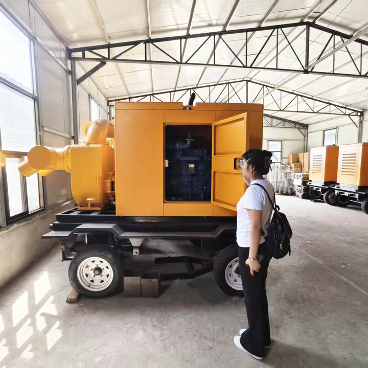 Large-capacity Irrigation Water Pump Flood Control and Drainage Mobile Pump Truck Agricultural Irrigation OEM