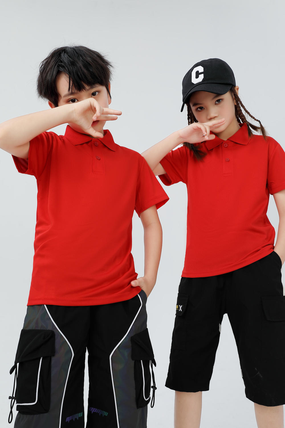 Wholesale school uniforms summer children boys girls polo t-shirts for kids blank custom logo plain t shirts kids polo shirts