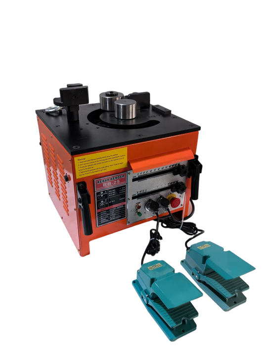 OKEY RB-25 Electric Semi-Automated Rebar Bender for Stirrup Making Construction Building Materials Processing From Zhejiang