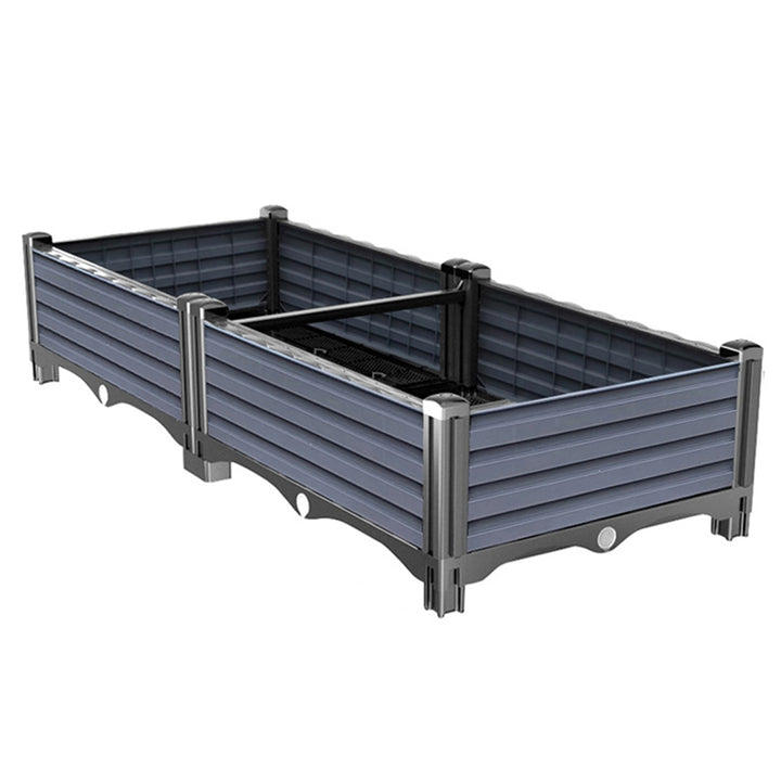 Large Tall Nursery Indoor/Outdoor Garden Planter Box Vertical Rectangular Flower Pot for Home Use