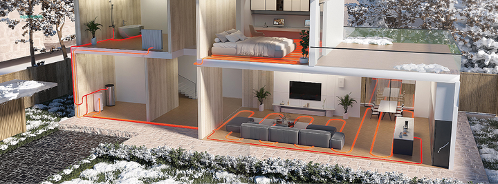 Heat Pump Heating and Cooling System Energy Saving CE Approved