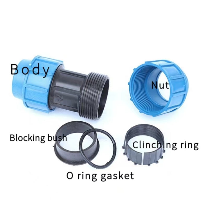 Agricultural/Garden Watering LDPE Irrigation Plastic PP Compression Fitting