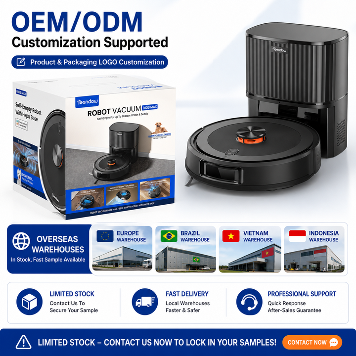 Teendow D10S MAX Robot Vacuum Cleaner Wet Dry Mopping and Sweeping with Self-Emptying Dustbin Aspirateur Aspirador