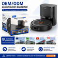Teendow D10S MAX Robot Vacuum Cleaner Wet Dry Mopping and Sweeping with Self-Emptying Dustbin Aspirateur Aspirador