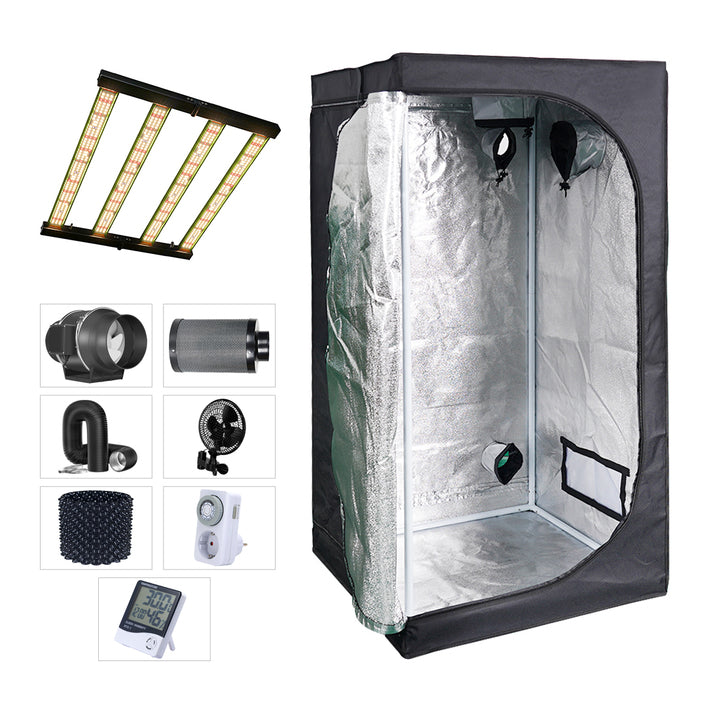 High Quality Mushroom Cultivation Grow Tents with Blackout Fabric and Ventilation Ports
