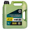 Synthetic Gasoline Motor Engine Lubricating Oil for Vehicles Yellow Automotive API SG 15W40 Engine OIL
