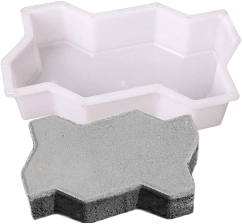 DIY Garden Plastic Path Paving Brick Mould Patio Path Maker Concrete Brick Mold Paving Stepping Cement Brick Stone Road Molds