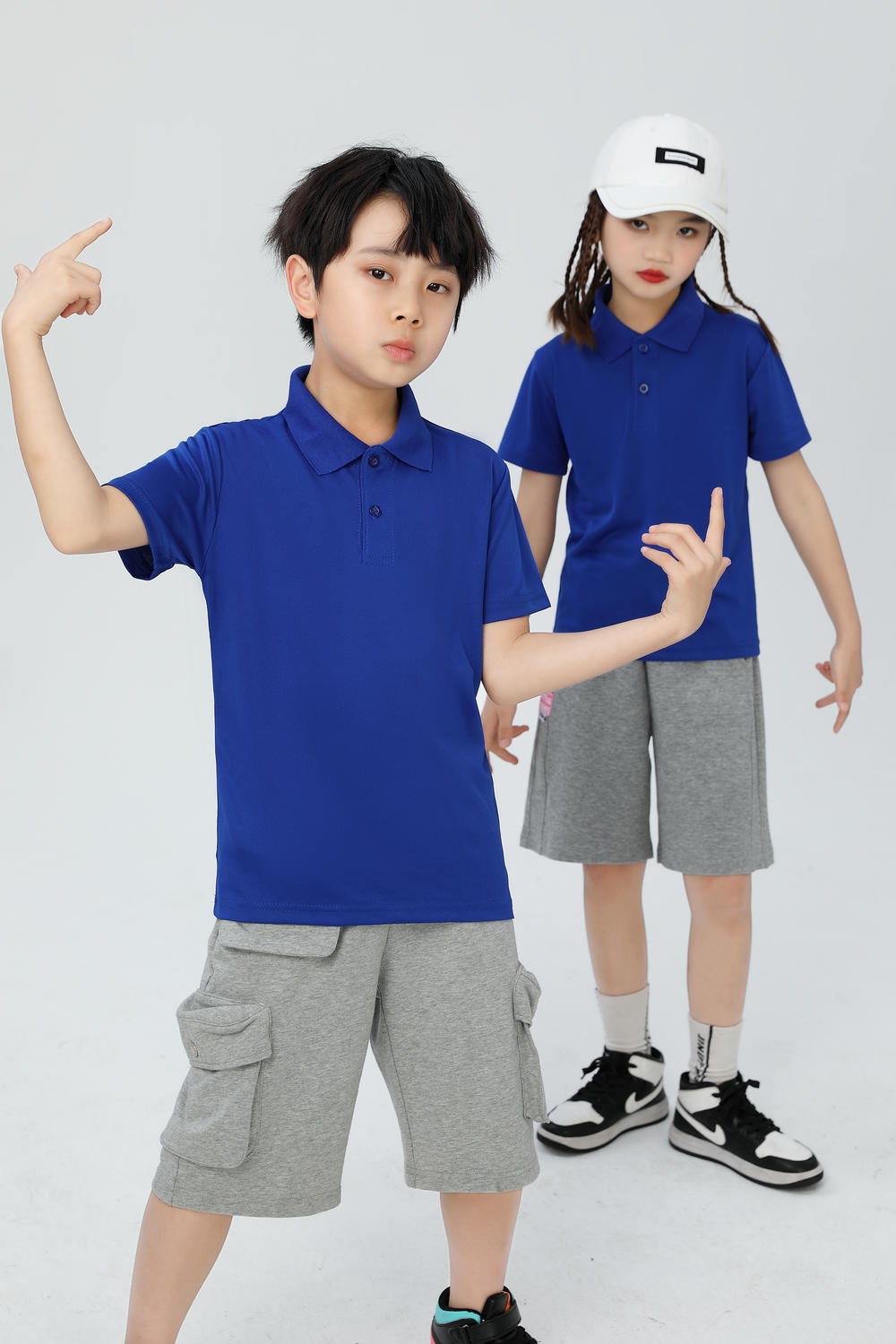 Wholesale school uniforms summer children boys girls polo t-shirts for kids blank custom logo plain t shirts kids polo shirts