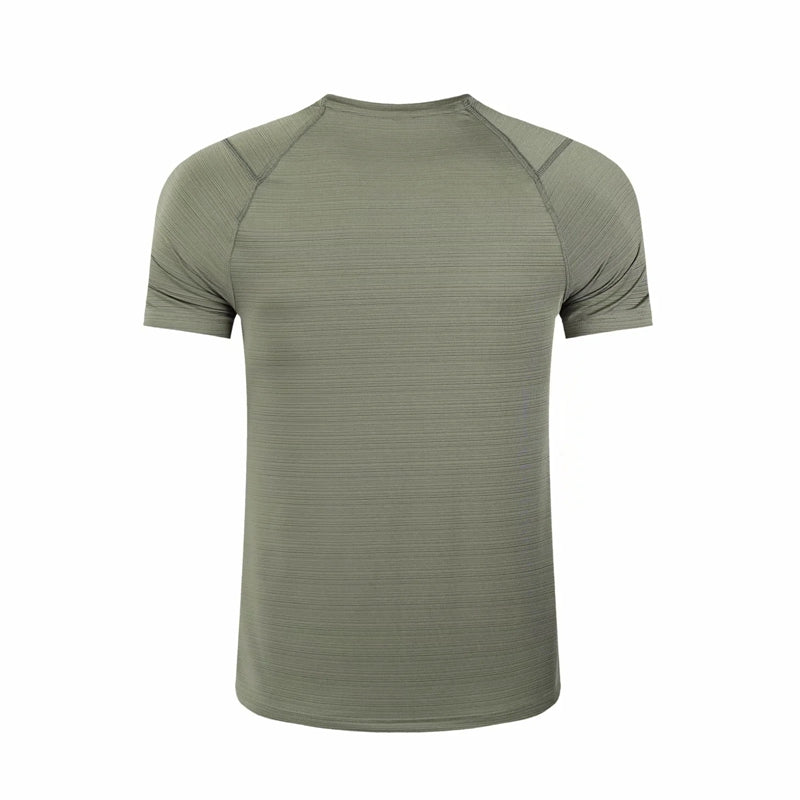 89 polyester 11 elastane mens gym top moisture wicking active athletic performance crew tshirt quick dry