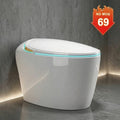 Intelligent Smart Toilet Self Clean Auto Open Sensor Flush Siphonic Floor Mounted WC S-trap Drainage