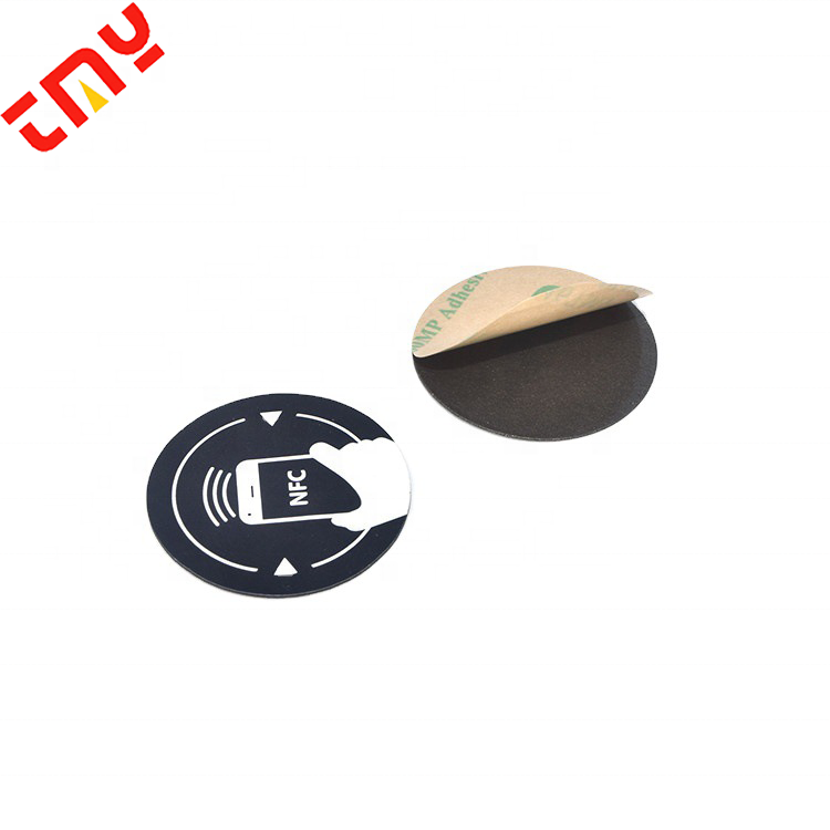 13.56Mhz Waterproof Custom Print 216 Social Media Sharing Tag NFC Anti Metal Sticker For All Phones