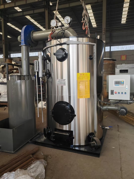 High Quality Wholesale Cheap Automatic Energy Saving Industrial Vertical Fire Tube Biomass Sawdust Steam Generator Boiler