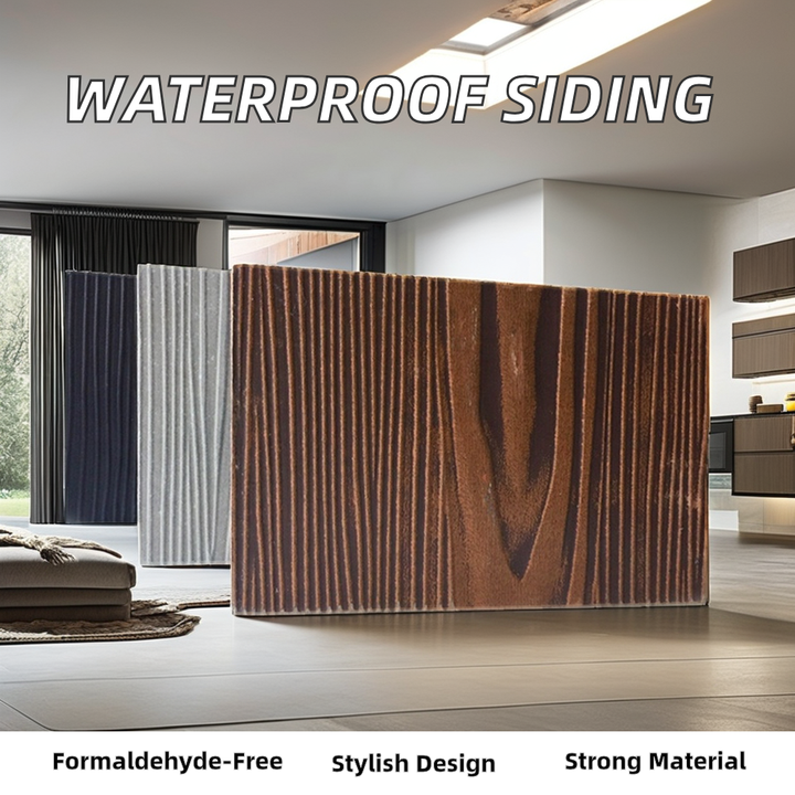 Modern Grey Fiber Cement Board for Exterior Wall for Siding and Building Wall Applications