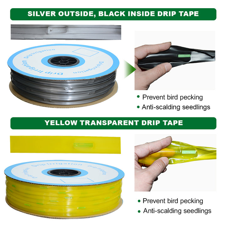 China Manufacture Drip Tape 2000m PE Flat Tubing 0.4mm 1 Hectare Drip Tape Irrigation System for Berry Farm Irrigation Peru