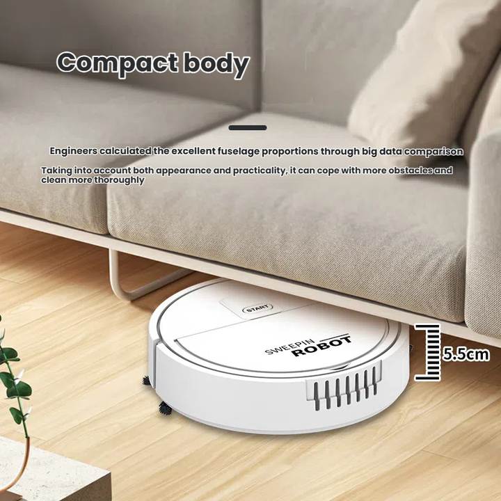 Household Battery Automatic Cleaning Dust Collector Mopping Home Robot Vacuum Cleaner