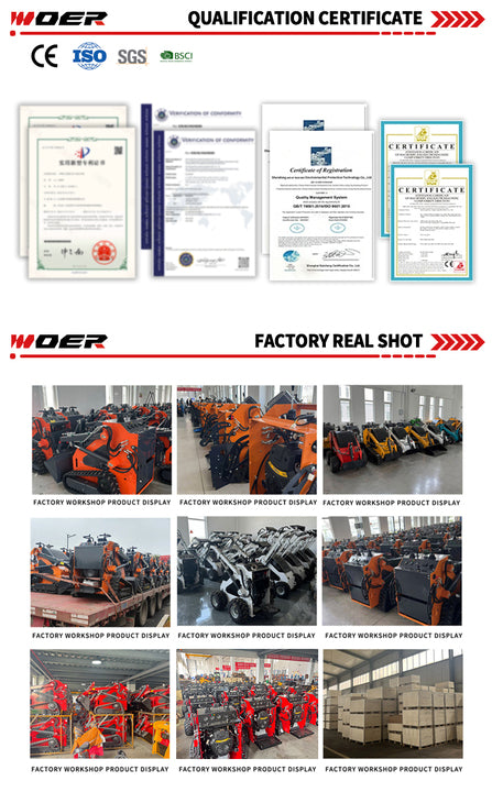 Woer Automatic Dumper Concrete Mixer Diesel Engine Self Propelled Concrete Mixer Truck Crawler Type Concrete Machinery Mixer