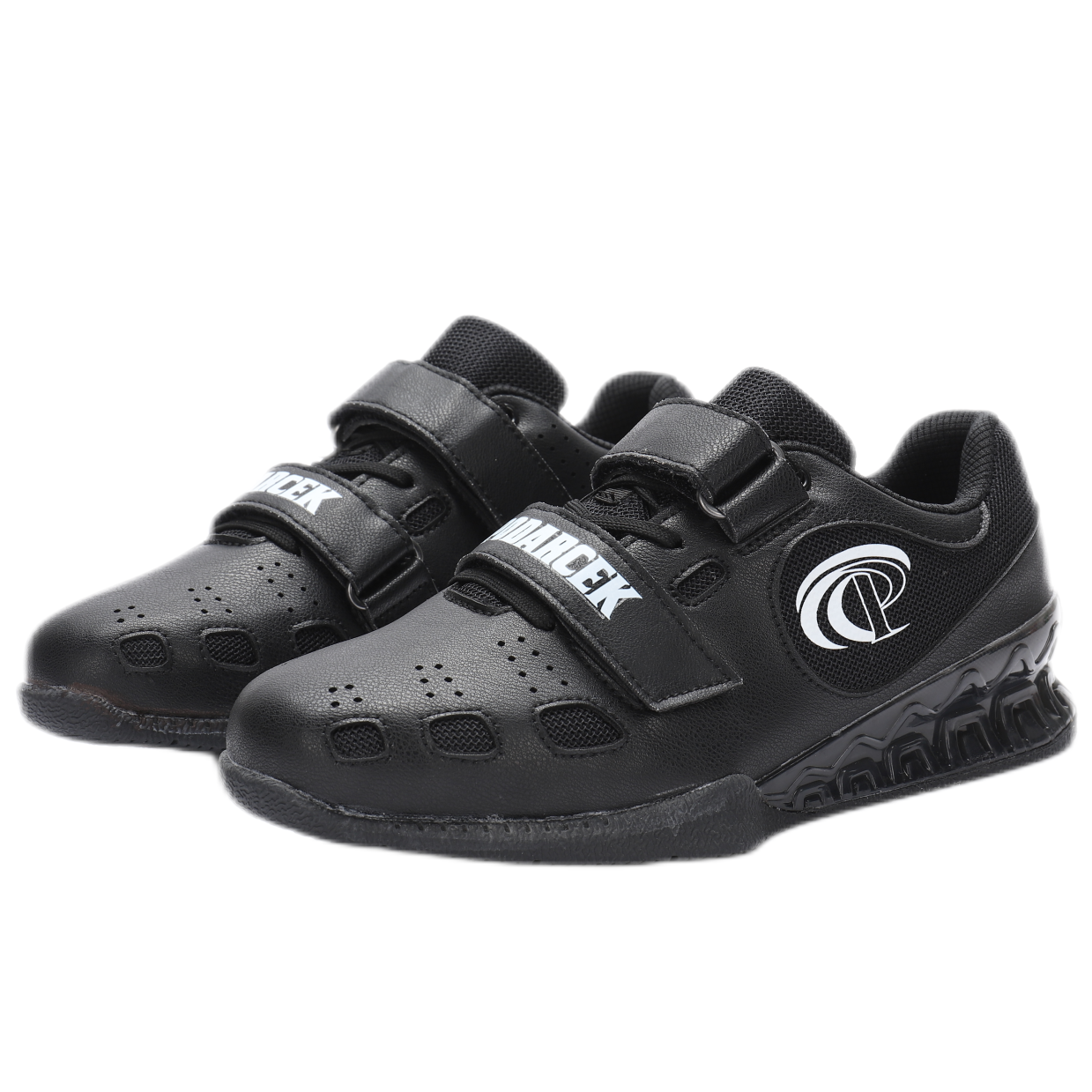 Custom Logo Workout Gym Fitness Bodybuilding Powerlifting Trainer Squat Deadlift Weightlifting Shoes for Men