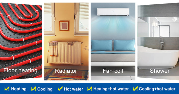 16KW 18KW 20KW 22KW Air Source Home Heating R410A R32 Inverter HeatPump Air to Water Split Heat Pump