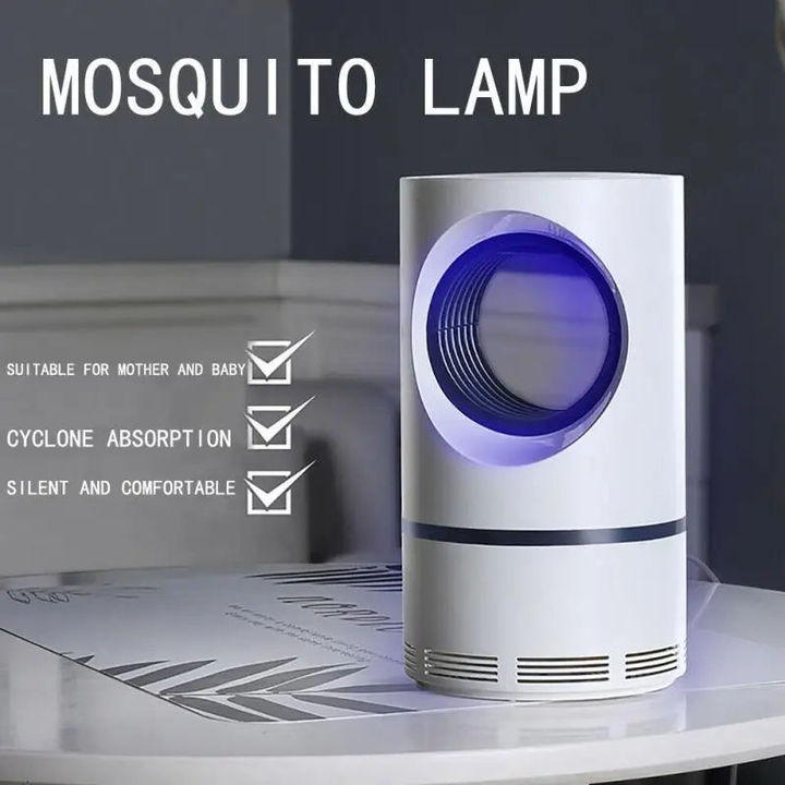 USB Powered Bug Zapper Lamp for Indoor and Outdoor Home Use LED Mosquito Killer Light with Fly Trap Silent Operation