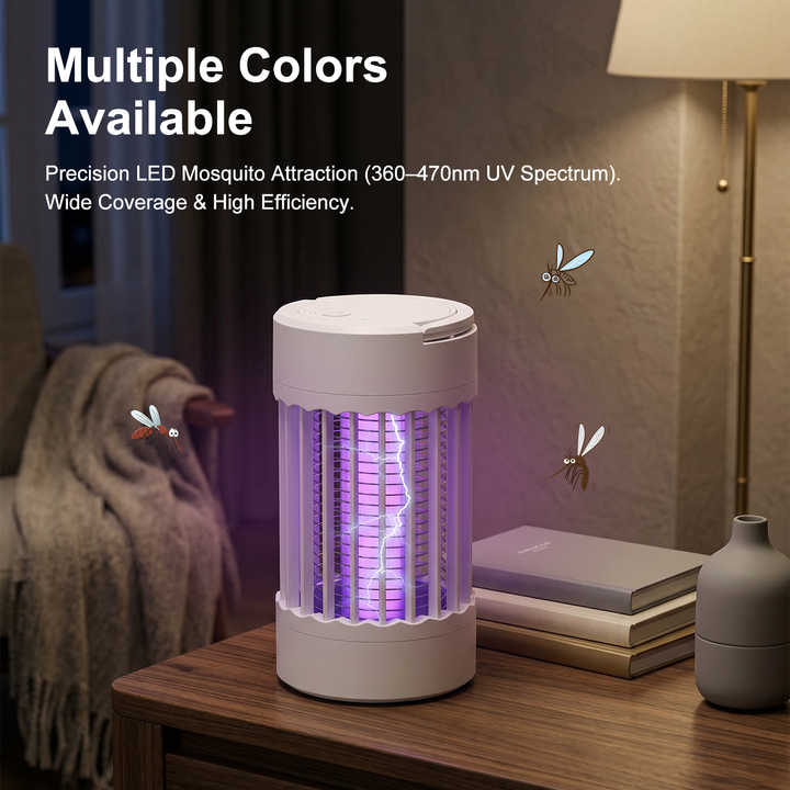 New 2026 LED USB Rechargeable Bug Zapper Electric Led Light Mosquito Killer Lamp with UV Light for Indoor Outdoor Use