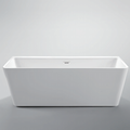 Medyag Acrylic Bathtub Stand Alone Simple Square Bathtub Big Space Easy To Clean 1700mm Bath Tub