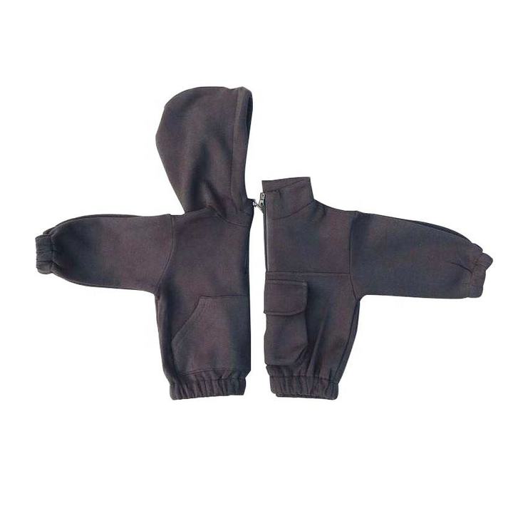 High Quality Gram Weight Custom Baby Kids Jumper Sweat Suit Adult Unisex Hoodie Sport Set