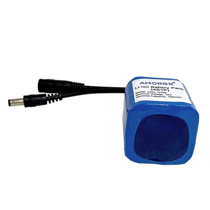 Amorge Light Small Cost 12V 700MAH 4S1P Rechargeable Battery Pack