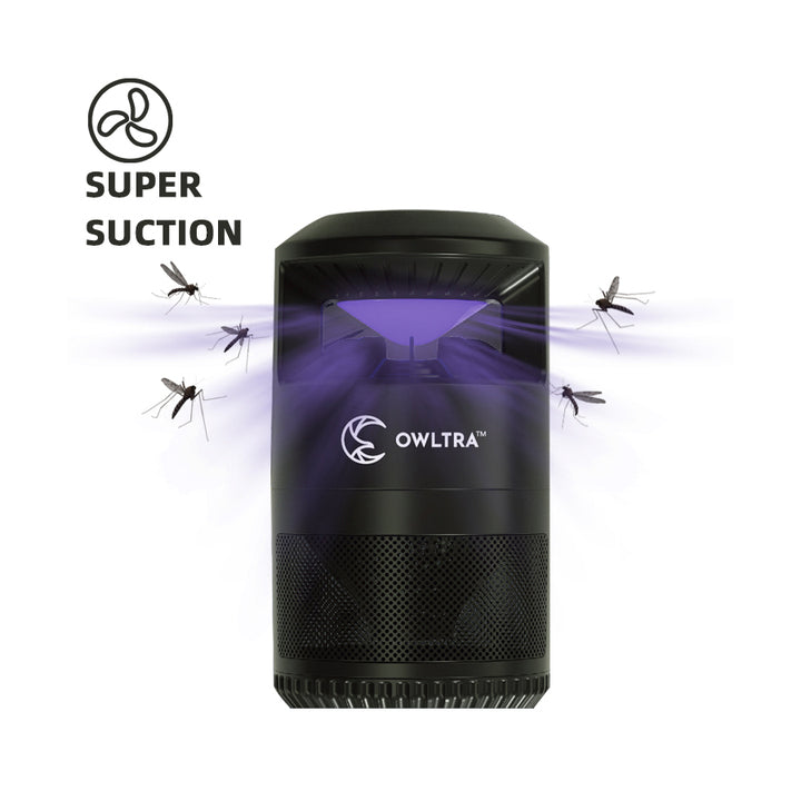 Owltra Electric Portable Indoor Mosquito Killer Powerful Suction Fan Bug Zappe Fly Zapper Killing Lamp Trap Flying Insects Flies