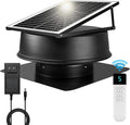 Solar Powered Industrial Attic Vent Fan Factory Garage Shed Ventilation Roof Mount Roof Extractor Exhaust Fan for Metal Building