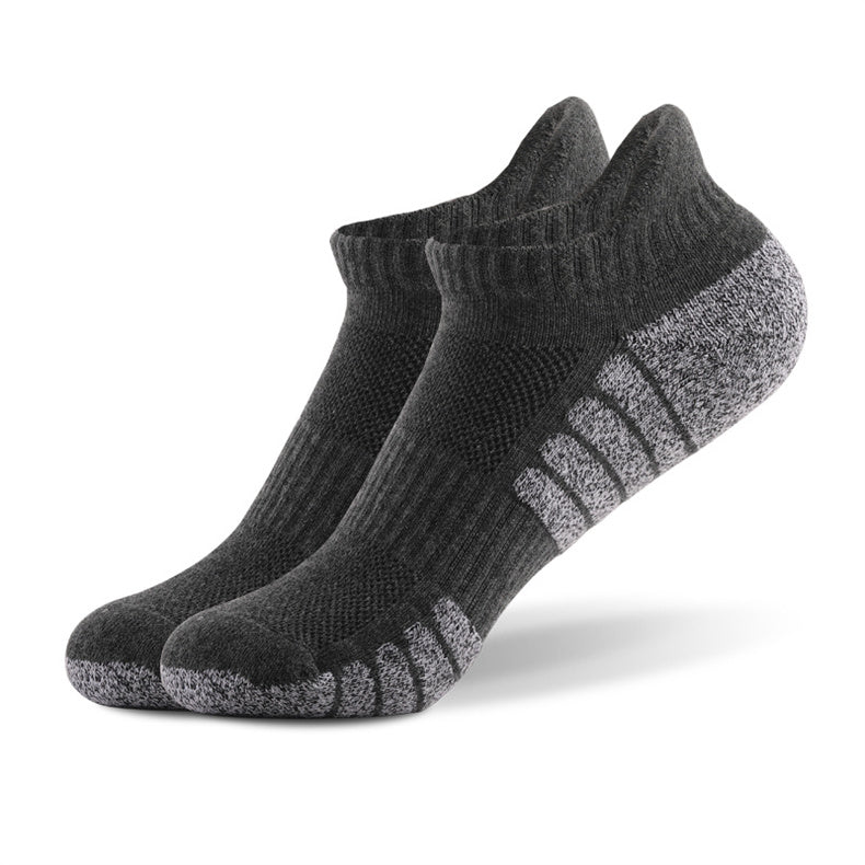 Chinese Supplier New Mens Cotton Hosiery Solid Colour Sock Breathable Low Cut Short Ankle Socks Casual Sports Business Socks