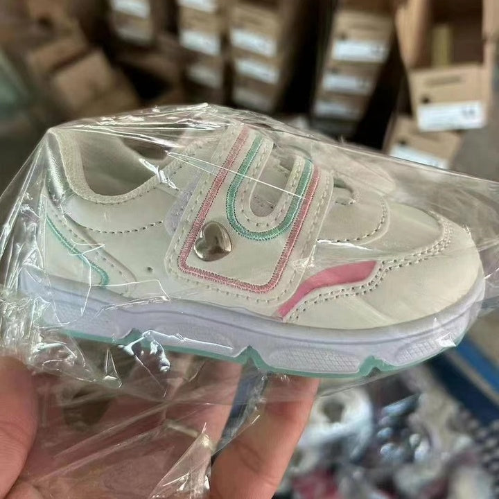 New Mixed Children's Shoes Boys Sports Board Shoes Girls Leisure Running Shoes Stock Wholesale