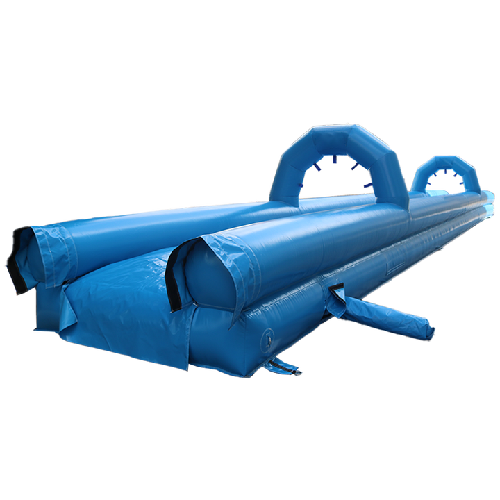 Customized Games Inflatable Water Park City Slide Single lane Slip