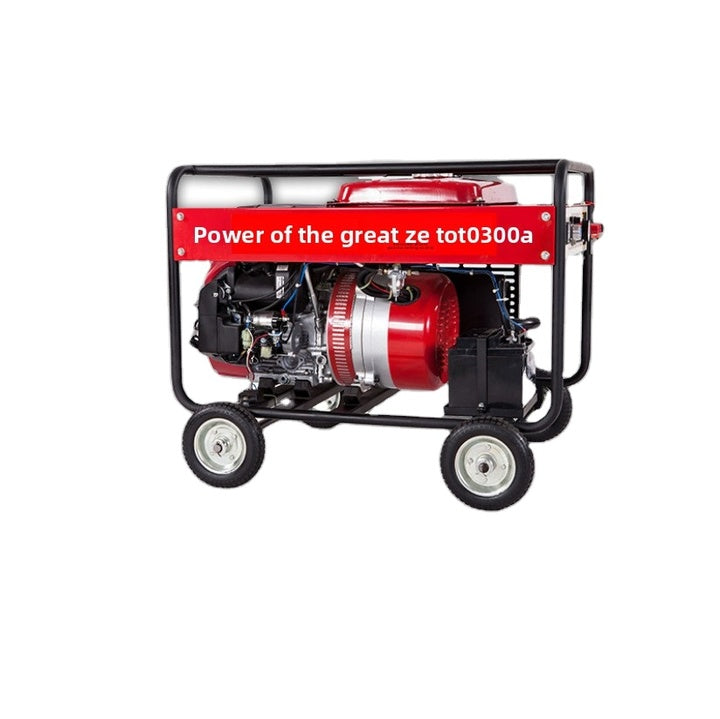 300A Portable Mobile Industrial Gasoline Electric Welding Machine for Construction Use