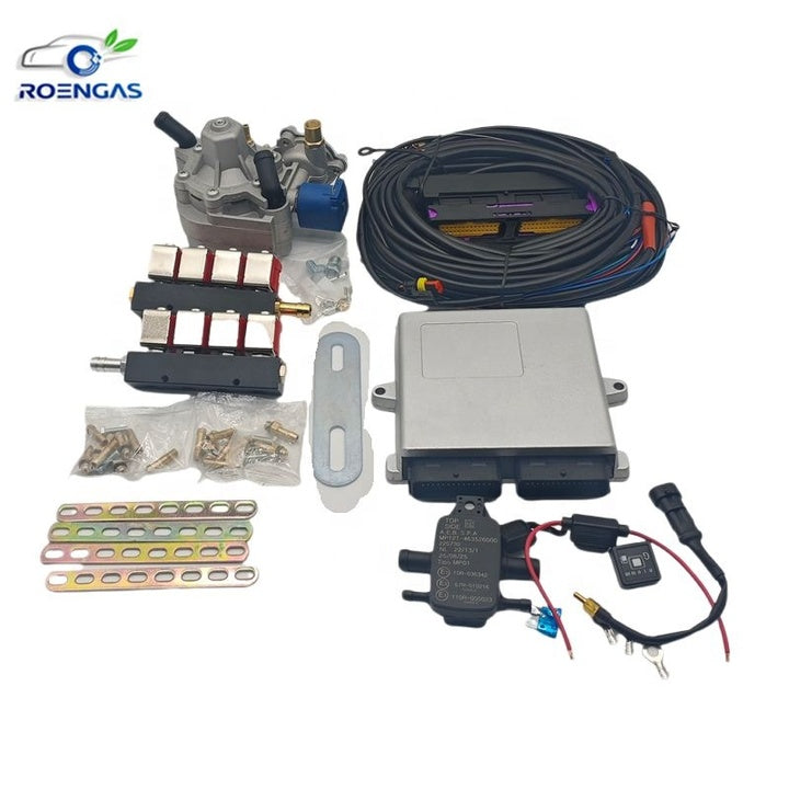 New Aluminum LPG Mini Kit ECU Reducer Injector for 8Cyl Engine Autogas Conversion