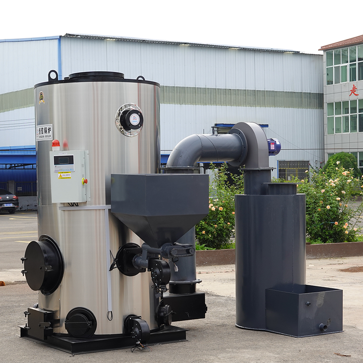 China Factory Automatic 200kw 240kw Wood Pellet Burner Boiler for Industrial Home Heating Vertical Style Fireplace