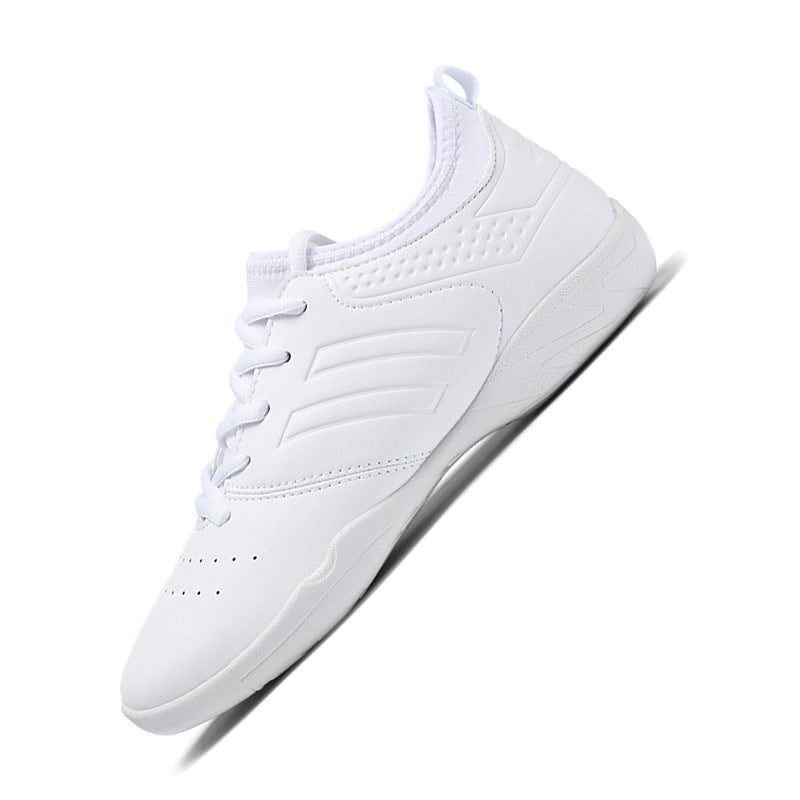 Athletic cheerleading shoes white aerobics shoes women's training competition dance shoes sneakers