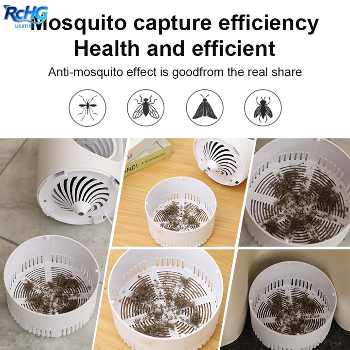 Electric Fly Killing Trap Lamp LED Rechargeable Indoor Fly Killer Eco-friendly IP65 All-Season