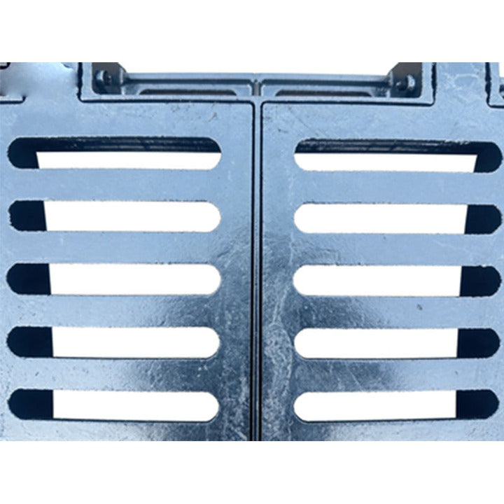 Customizable Size High Strength Ductile Iron Drain Grates Rectangular Stormwater Drain Cover