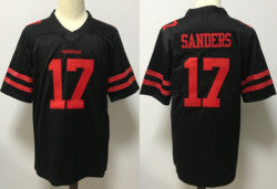 Embroidery American Football Jerseys Custom San Francisco 17 Sanders 19 Samuel 80 Rice 85 George Kittle Stitched Sports Jersey