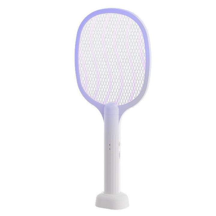 New Gen 2-in-1 Electric Mosquito Zapper Plastic 5-Layer Safety Design Light Wave Luring Electric Shock Eco-Friendly Long Battery