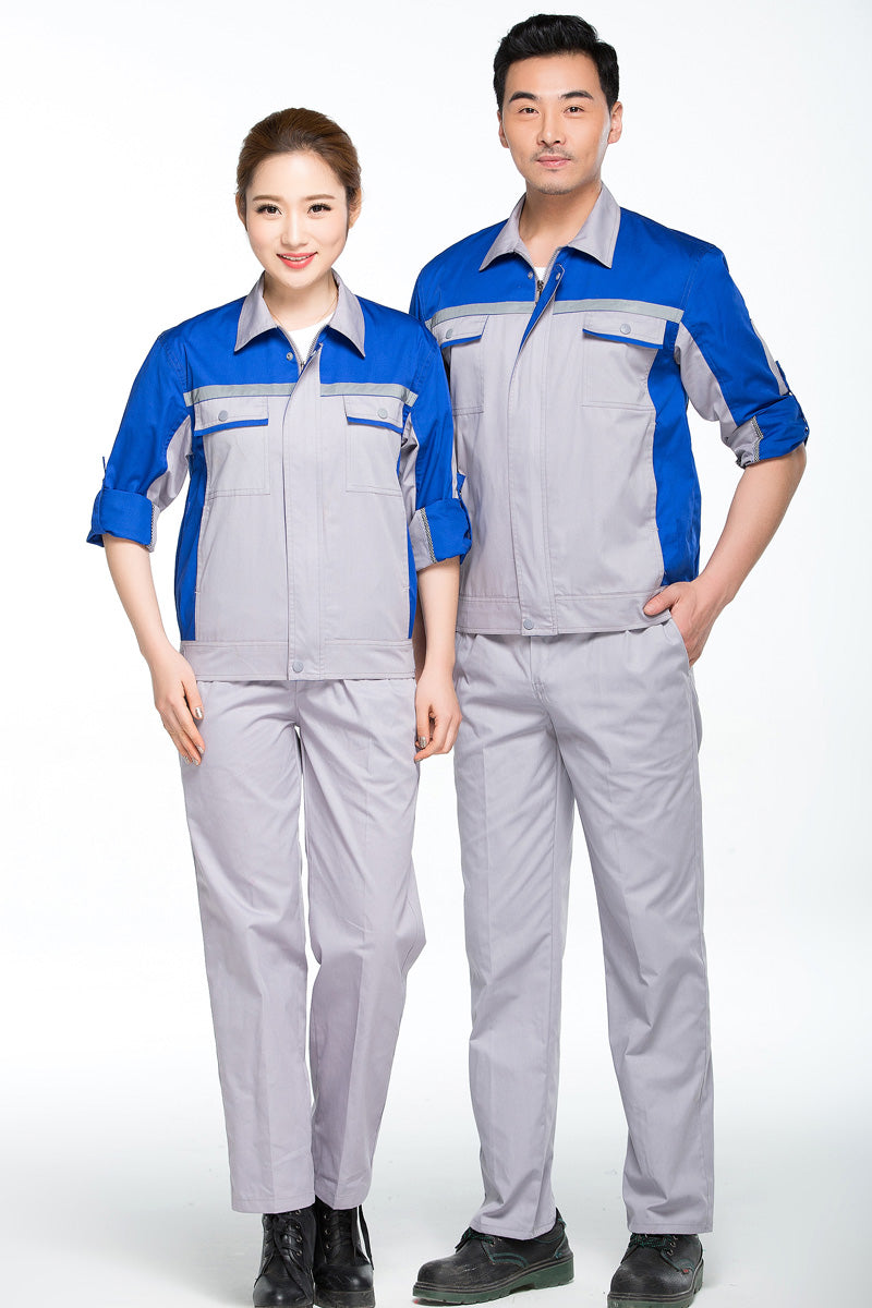Customized workshop auto repair site engineering workers' short-sleeved men's and women's universal work suit