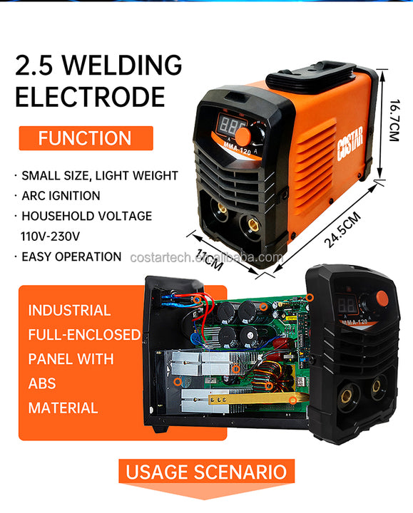 Best Mma Welding Mini Machine with 12v Dc Inverter Arc Welding Machine and Portable Welding Machine Arc Welders