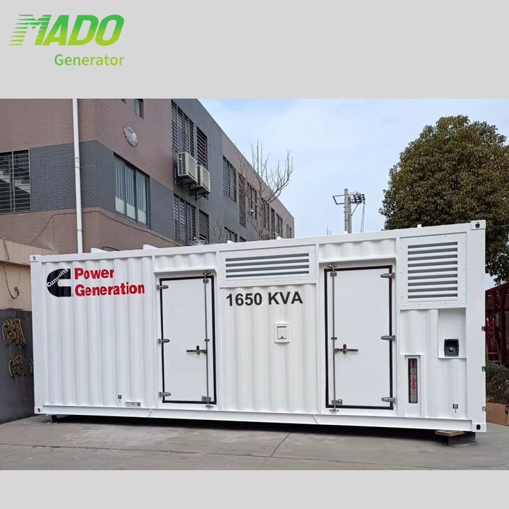 Sea Water Cooled for Container Type Diesel Generator 200kva 300Kva 400kw 1650kva 1320kw Silent ATS Genset 60Hz Electric
